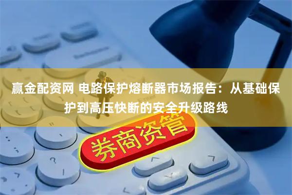 赢金配资网 电路保护熔断器市场报告：从基础保护到高压快断的安全升级路线